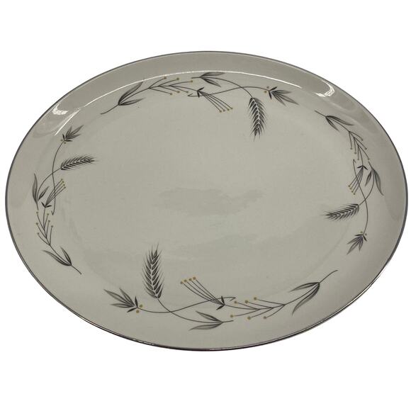 Taylorton American Other - 1950's Vintage Taylorton American Fine China "Silver Wheat" 13 Inch Platter